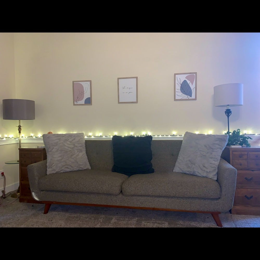 Mid century modern living room set